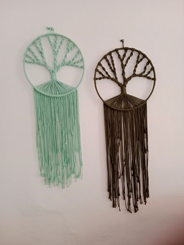 Árbol de la vida macramé