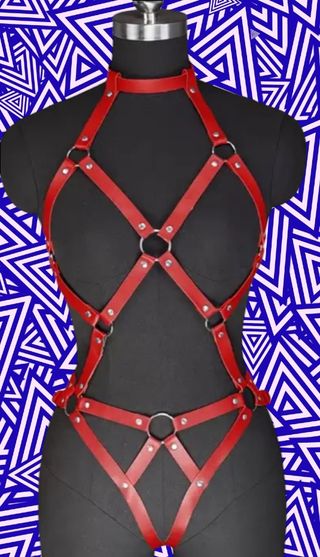 Costume Pettorina harness imbracatura body gothic