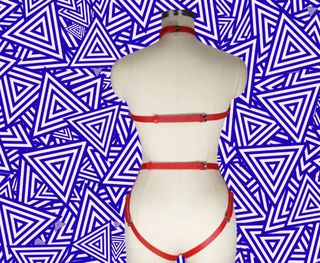 Costume Pettorina harness imbracatura body gothic