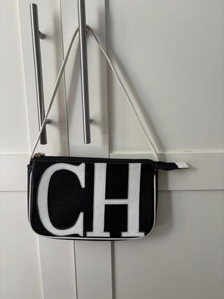 Bolso Carolina Herrera CH Negro y Blanco