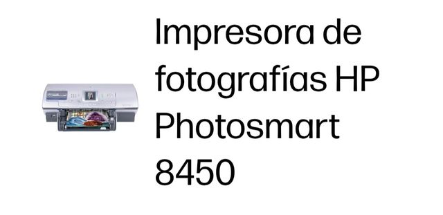 Impresora HP Photosmart 8450 Plata