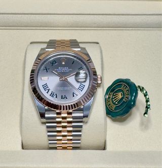 Rolex Datejust 41 Rolesor Everose Gris