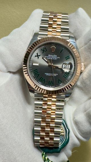 Rolex Datejust 41 Rolesor Everose Gris