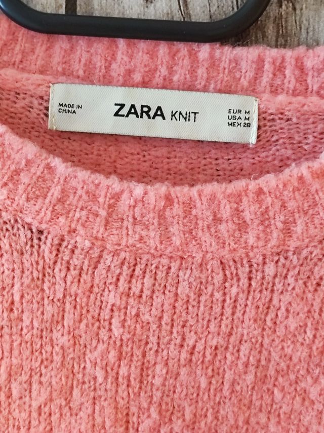 Jersey rosa Zara Knit