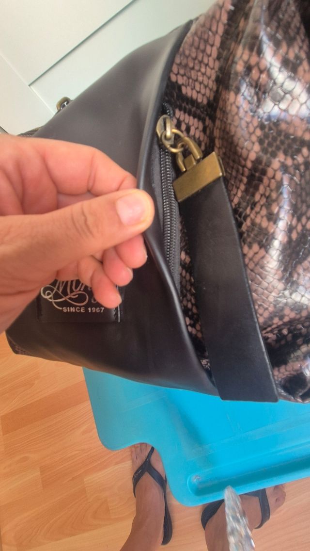 Bolso Mustang estampado animal print