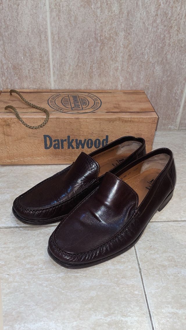 Zapatos de vestir de cuero Darkwood marrones
