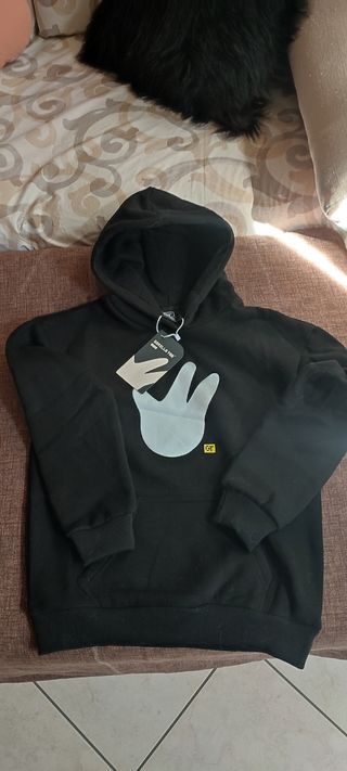 Felpa Gorilla Tag Nera originale