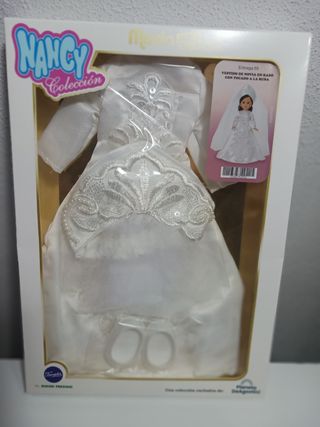Vestido Novia Muñeca Nancy Colección Moda 60-70-80