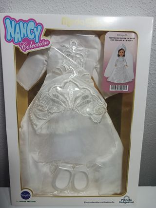 Vestido Novia Muñeca Nancy Colección Moda 60-70-80