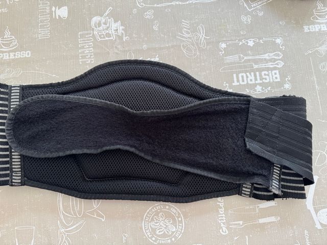 Zandonà Fascia Lombare Kidney Belt Cross Nero