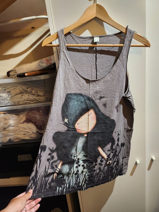 Canottiera Santoro London Gorjuss Benetton Grigia