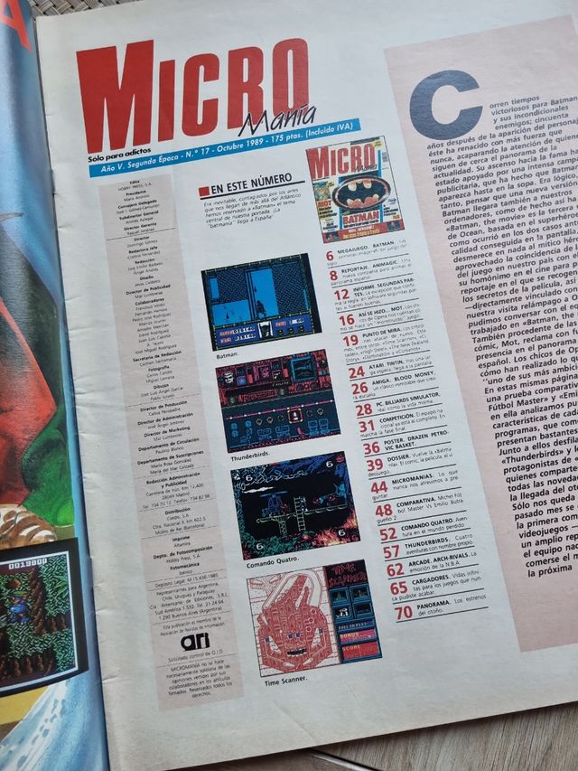 REVISTA MICROMANÍA N°17