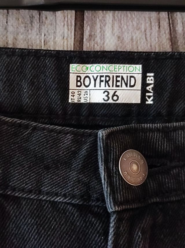 Pantalón ancho negro Talla S/36