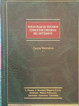 Nuevo plan de estudios, consultor universal