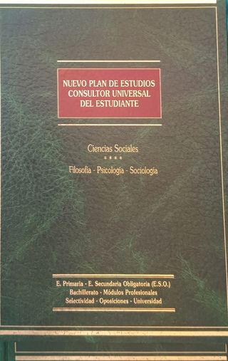 Nuevo plan de estudios, consultor universal