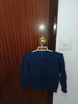 Jersey azul de punto para niño GAP