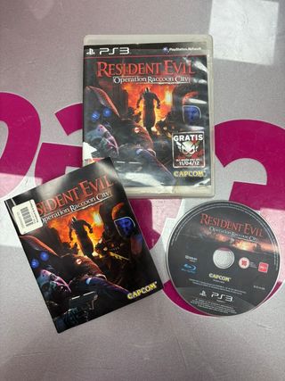 Videojuego PS3 resident evil operation raccoon city ps3