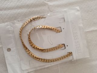 Cadena dorada de acero inoxidable