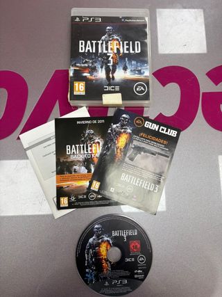 Videojuego PS3 battlefield 3 ps3