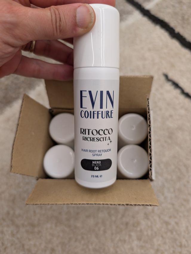 Evin Coiffure Ritocco Ricrescita Nero 6pz