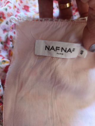 Vestido Naf Naf estampado floral talla 40