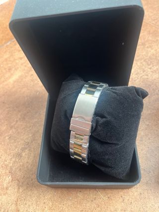 Reloj Hombre Azul y Dorado