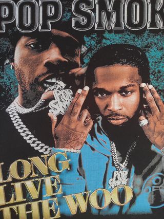 Pop Smoke T Shirt Vintage 00s Rap Trap Hip Hop