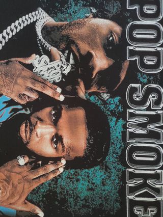 Pop Smoke T Shirt Vintage 00s Rap Trap Hip Hop