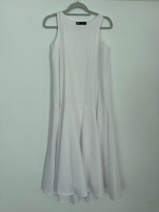 Vestido Zara Blanco