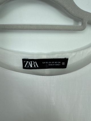 Vestido Zara Blanco