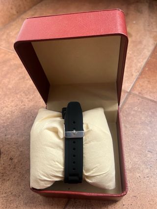 Reloj de Hombre Azul y Plateado