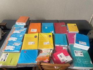Lote cuadernos varias marcas y tamaños