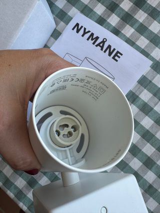 Aplique de pared IKEA NYMÅNE blanco