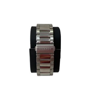 RELOJ VICEROY MAGNUM HOMBRE ACERO ESFERA NEGRA 