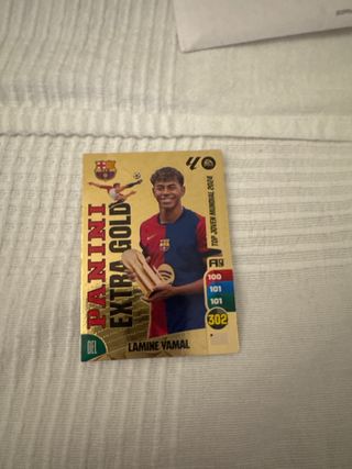 Cromo Lamine Yamal Extra Gold Panini