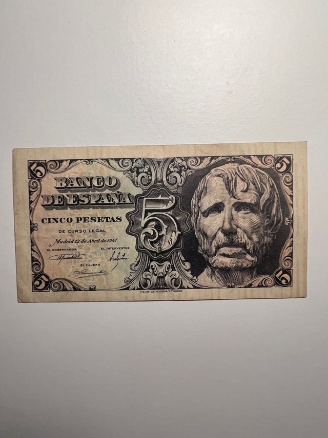 5 Pesetas Banco de España 1947