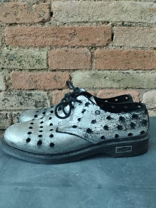 Scarpe donna CULT argento forate