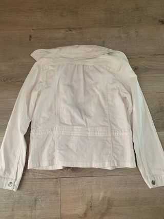 Cazadora vaquera blanca Amichi