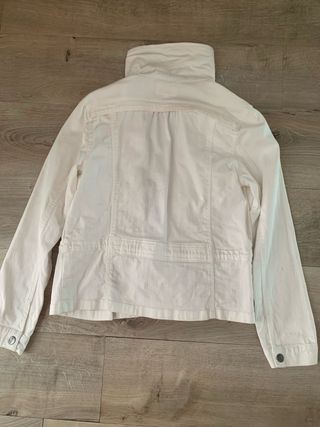 Cazadora vaquera blanca Amichi