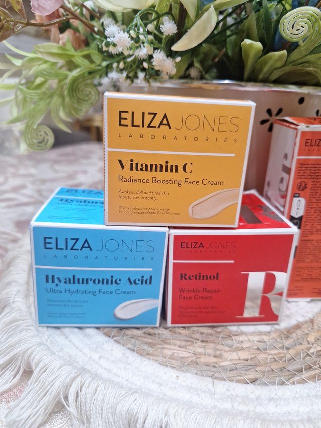 Eliza Jones Creme Viso Vitamin C, Hyaluronic Acid,