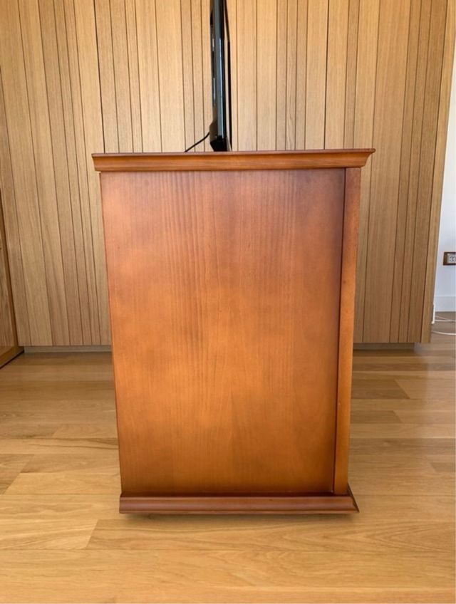 Mueble TV madera con minibar