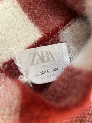 Jersey cuadros rojo y blanco