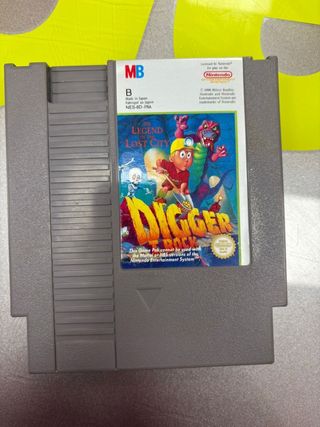 Videojuego SNES digger t rock