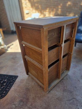 Cajonera de madera
