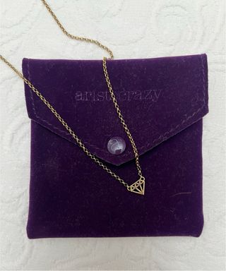 Collar Aristocrazy . plata chapada en oro rosa