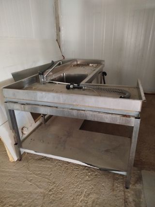 Fregadero industrial acero inoxidable