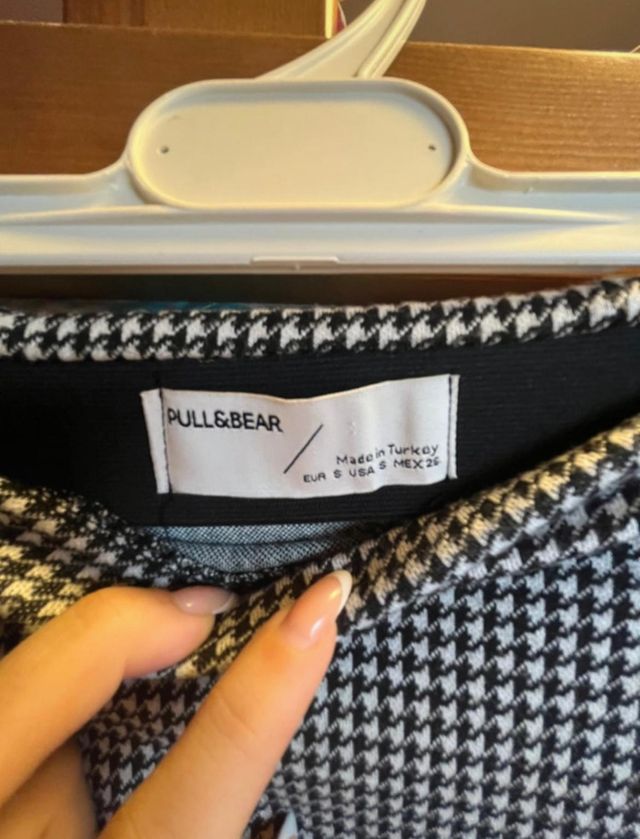 Falda de cuadros para mujer