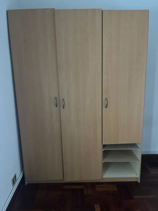Armario 3 puertas madera