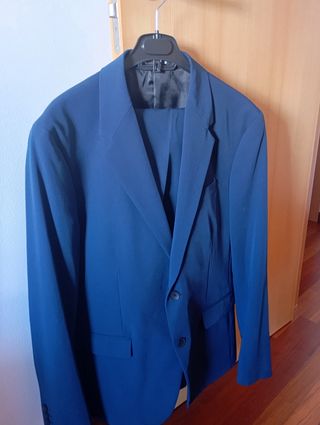 Traje azul Zara Talla 44