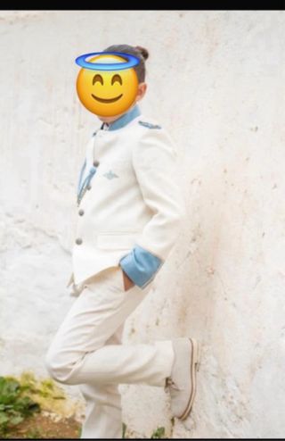 Traje de Comunión Mimo Blanco con Zapatos
